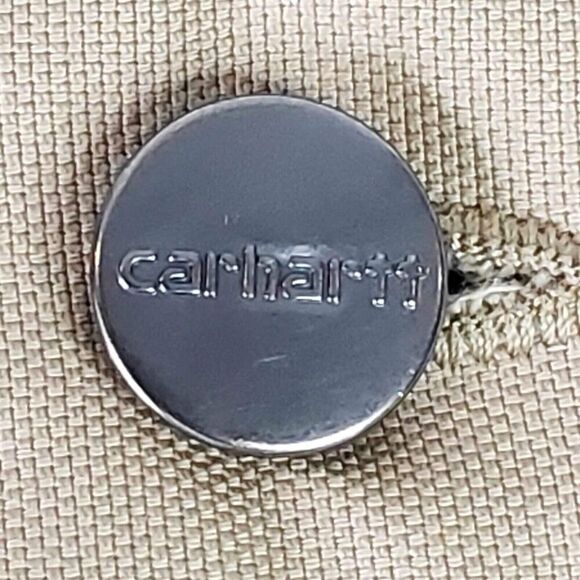 Carhartt Cargo Shorts Mens Size 46 Heavy Canvas Cotton Relaxed Khaki Tan - Picture 4 of 10